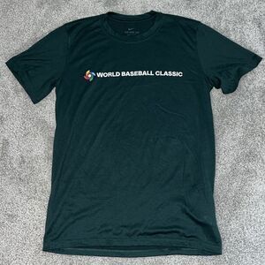 New Men’s Green Nike World Baseball Classic Tee T Shirt S Adult (XL Youth) NWOT